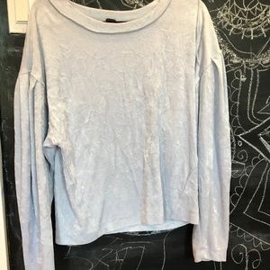 Long sleeve velvet